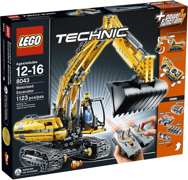 Lego Technic Motorized Excavator 8043 ~ Brand New! Carousel 1