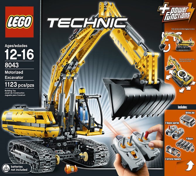 Lego Technic Motorized Excavator 8043 ~ Brand New! Carousel 2