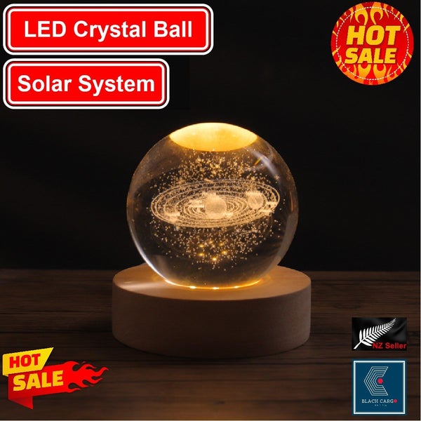 Brand New 3D Galaxy Star Crystal Ball Glass Ball LED*Hot SALE62933735045761114