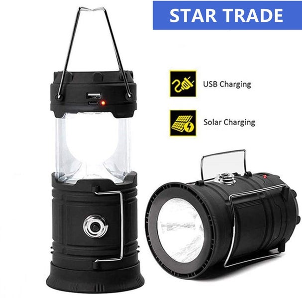 Solar Lantern Flashlight/USB Rechargeable Camping Lantern Led Light /Flashlight Carousel 1