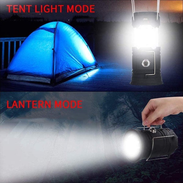 Solar Lantern Flashlight/USB Rechargeable Camping Lantern Led Light /Flashlight Carousel 2