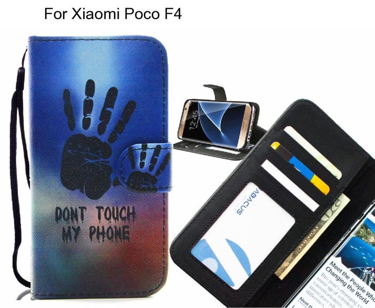 Xiaomi Poco F4 case 3 card leather wallet case printed ID Carousel 1