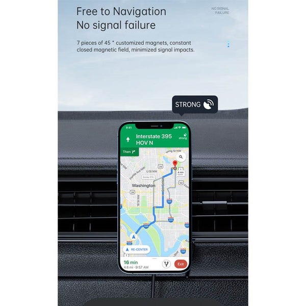 Magnetic Wireless Car Charger Mount For iPhone 13/12 Pro Max Mini Carousel 10