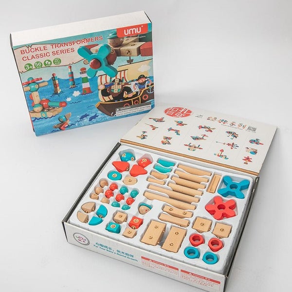 Wooden Building Blocks Carousel 1
