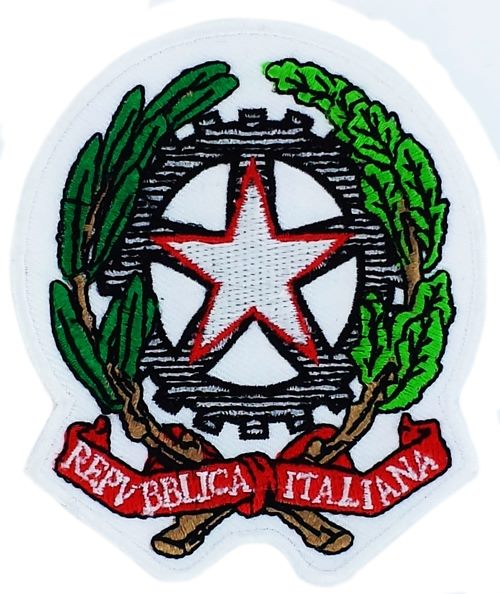 ROYAL COAT OF ARMS ITALY ITALIAN FLAG PATCHES PATCH IRON ON GLUE EMBROIDED Carousel 1