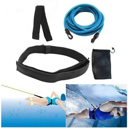 4M Swim Training Belts Swim Bungee Cords Resistance Bands Carousel 2