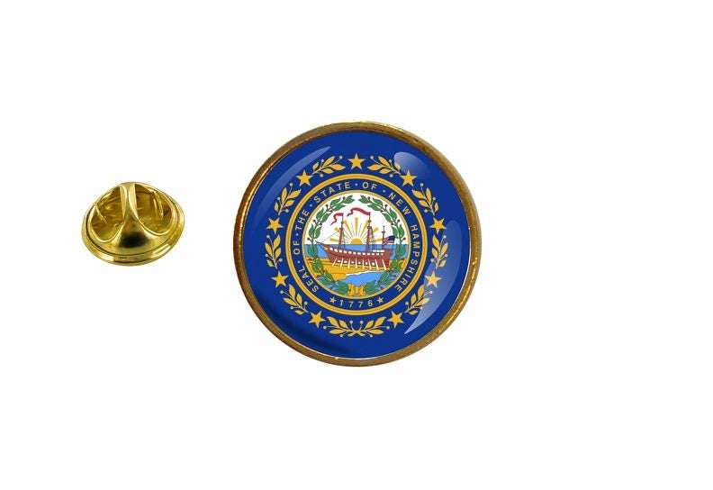 pins pin's flag national badge roundel usa united state american new hampshire Carousel 1
