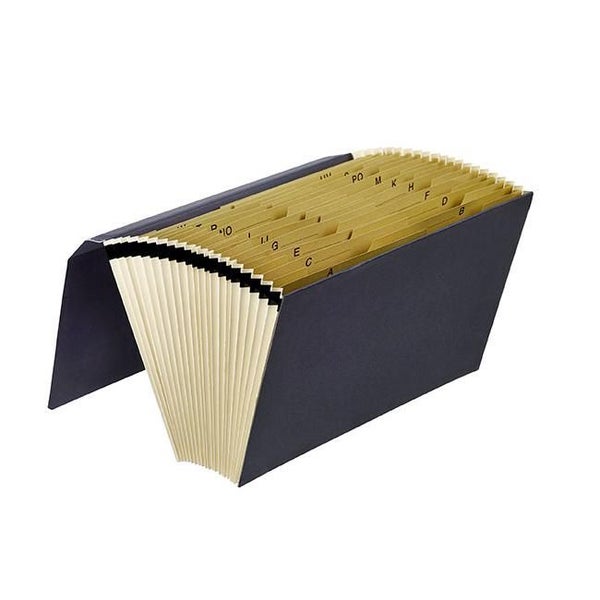 Marbig expanding file foolscap a-z dark grey Carousel 1