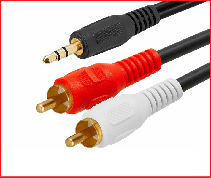 3.5mm Male Jack to 2 RCA AUX Stereo Analog Cable For Audio system Stereo theater Carousel 1