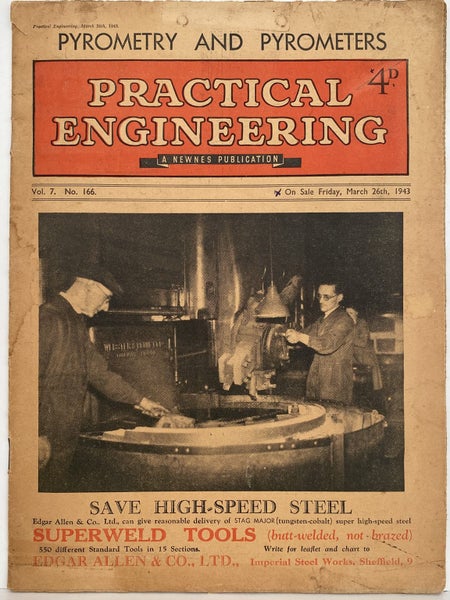 VINTAGE MAGAZINE: Practical Engineering - Vol. 7, No. 166 - 26 March 1943 Carousel 1