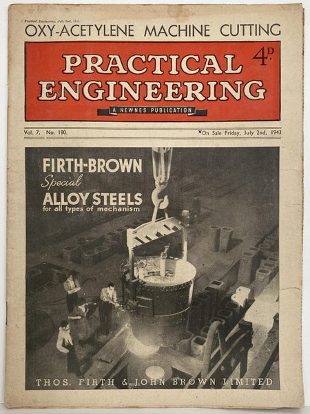 VINTAGE MAGAZINE: Practical Engineering - Vol. 7, No. 180 - 2 June 1943 Carousel 1