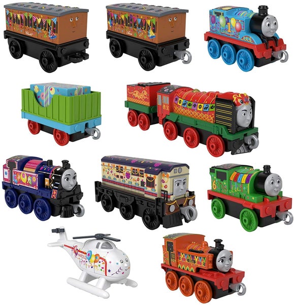 Thomas & Friends 75th Anniversary Push-Along TrackMaster 10 Pack Giftset Carousel 2