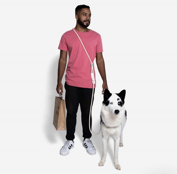 ZEE.DOG HANDSFREE LEASH - VANILLA! Carousel 1