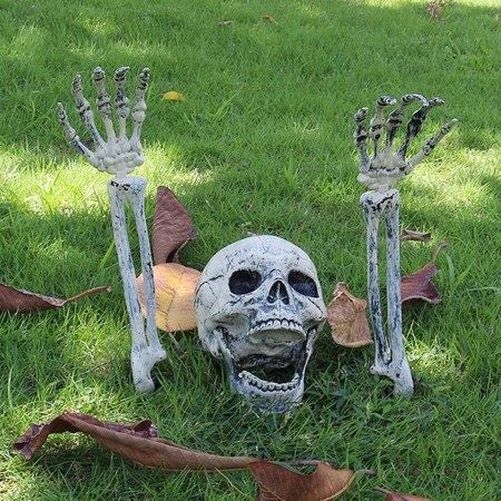 Realistic Skeleton Stakes,Halloween Lawn Decorations Carousel 1
