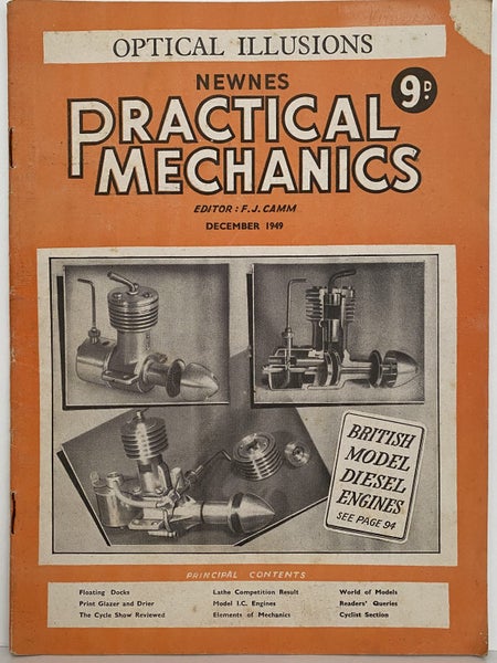 VINTAGE MAGAZINE: Practical Mechanics - December 1949 by F. J. Camm Carousel 1