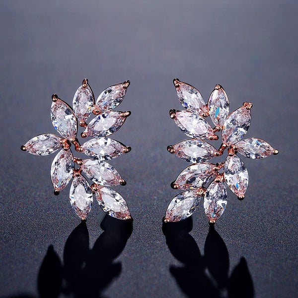 Earrings Jewelry Stud Diamonds Rhinestone Crystal Luxury Fashion Earrings Carousel 1
