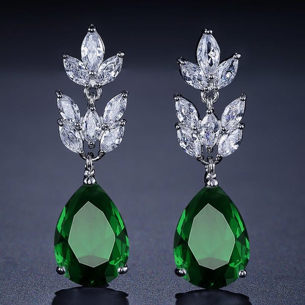 Earrings Jewelry Stud Diamonds Rhinestone Crystal Luxury Fashion Earrings Carousel 1