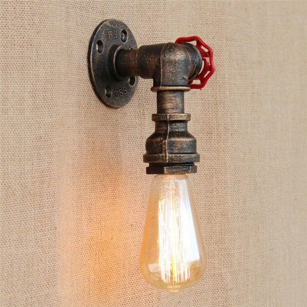 Water Pipe Wall Lamp Steampunk *NZ Stock Deal* Carousel 8