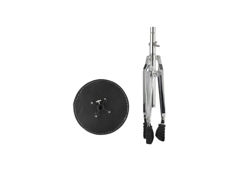 PTN Adjustable Drum Stool Folding Guitar Keyboard Piano Chair Padded Seat Carousel 3