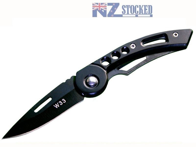 Wholesale Box of 12 x W33B Stainless handle Folding Knives, Slim Cutout design Carousel 1