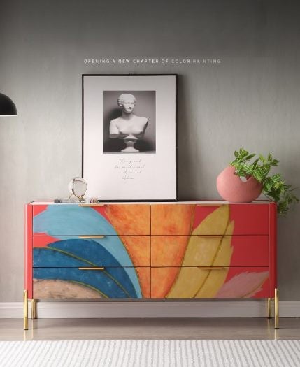 CLEARANCE - Minos 6 Drawer Chest W120 *55% Off* Carousel 2