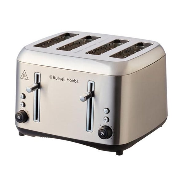 Russell Hobbs Addison 4 Slice Toaster - Brushed Steel (RHT514BRU) Carousel 1