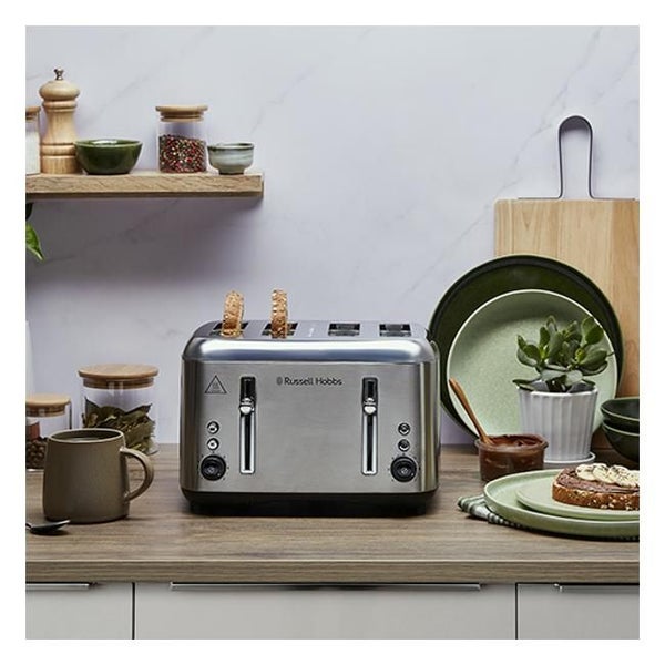 Russell Hobbs Addison 4 Slice Toaster - Brushed Steel (RHT514BRU) Carousel 2
