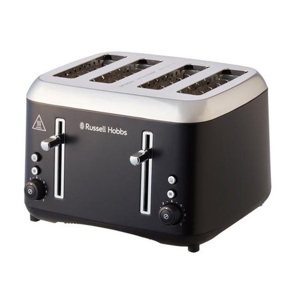 Russell Hobbs Addison 4 Slice Toaster - Matte Black (RHT514BLK) Carousel 1