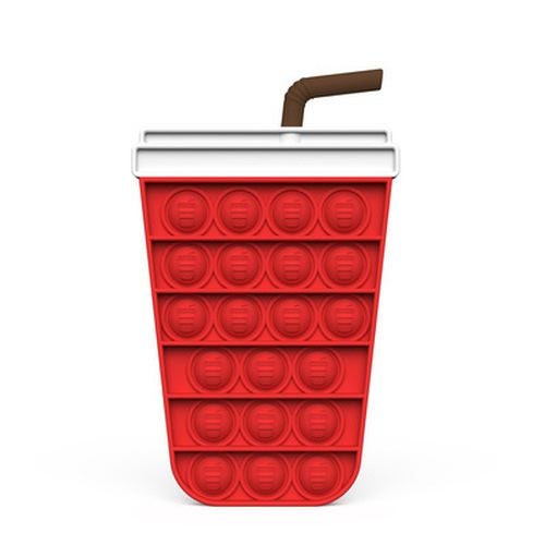 2PCS Pop It Fidget Toys Poppet Figit Sensory Stuffers Kids Adults Gifts Toddler Carousel 1