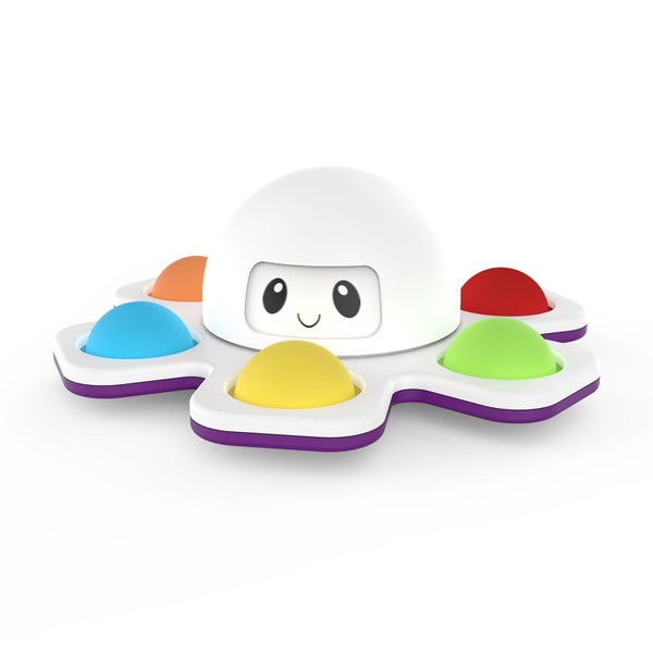 2PCS Octopus Pop Fidget Spinners Face-Changing Autistic Anti-Anxiety Relief Toys Carousel 1