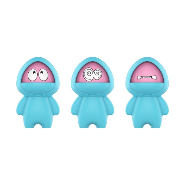 Fidget Toy Mask Pop it Knight Face-Changing Autistic Anti-Anxiety Relief Carousel 1