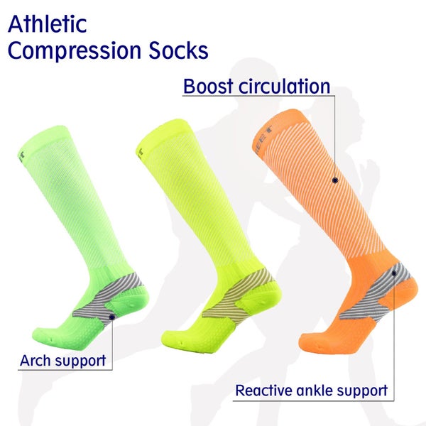 Clearance Sell - Athletic Compression Socks Carousel 3