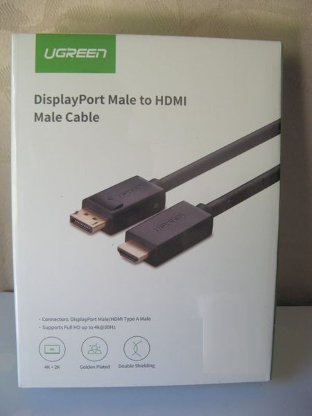2M UGREEN DisplayPort (DP) Male to HDMI Male Cable Carousel 1