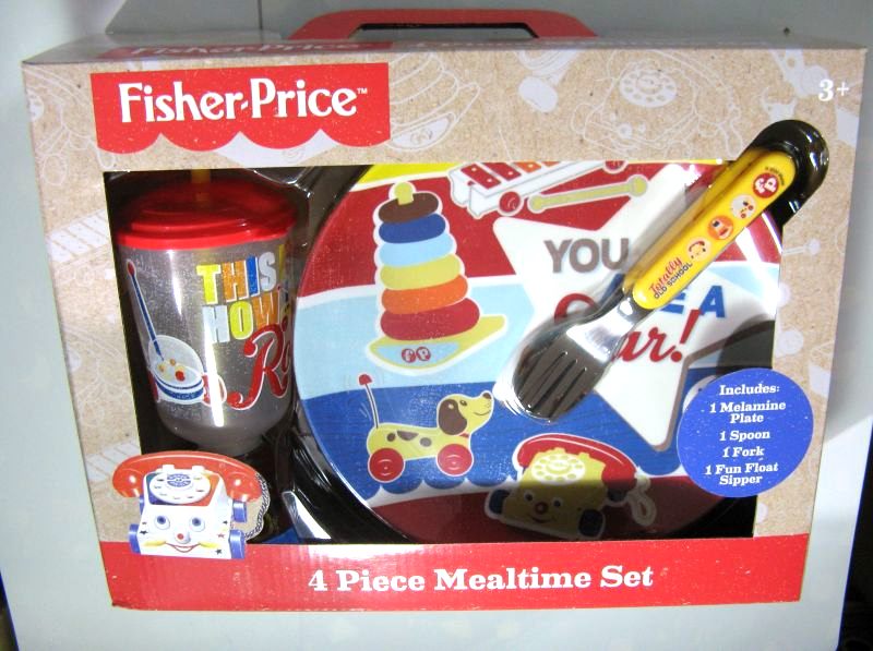 NEW Fisher Price 4 Piece Mealtime Set (tags: fisher-price, meal) Carousel 2