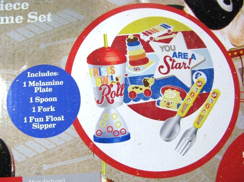 NEW Fisher Price 4 Piece Mealtime Set (tags: fisher-price, meal) Carousel 5