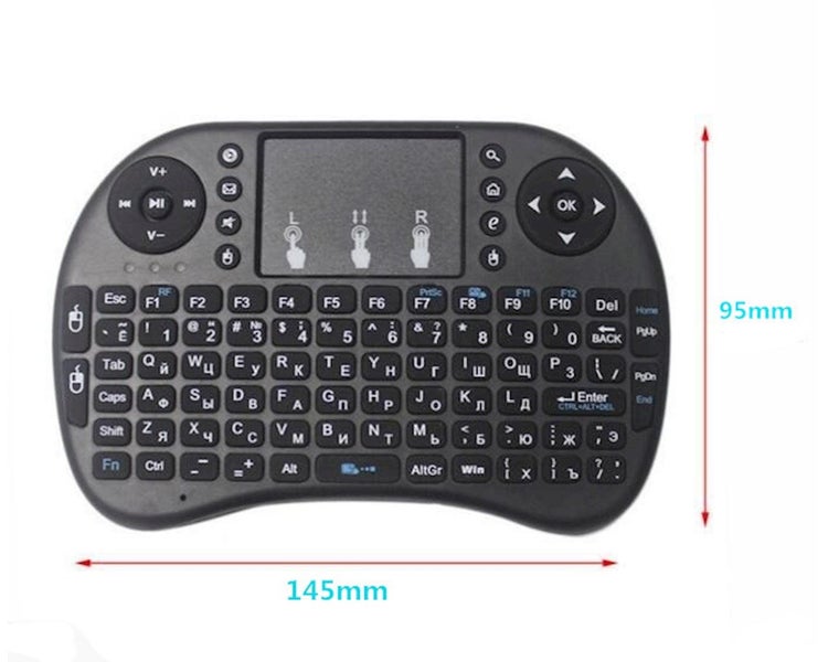Raspberry Pi Mini Wireless Rechargeable Keyboard With Backlight Carousel 2