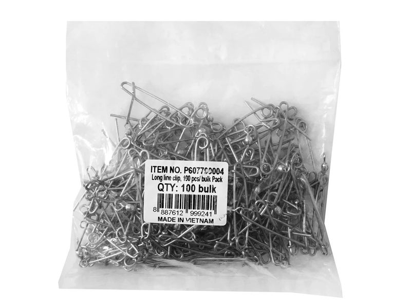 100 Longline Clips with Swivel - Stainless Steel - Pack of 100 Carousel 1