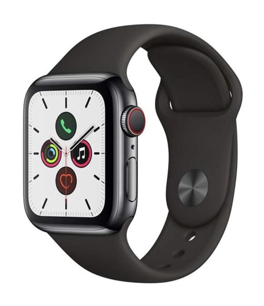 Apple Watch Series 5, 40mm Smartwatch, Space Black Stainless Steel Brand NEW!! Carousel 1