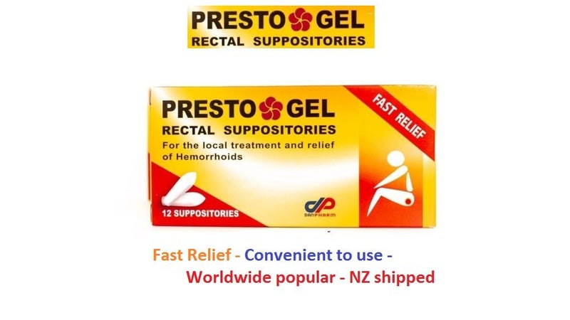 Presto suppositories hemorrhoid (haemorrhoids) Carousel 1
