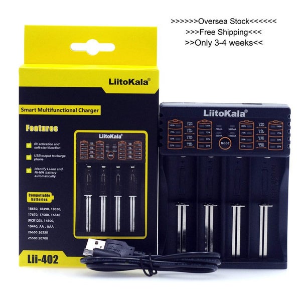 LiitoKala Universal Smart Charger For 26650 18650 AA AAA batteries-2209062 Carousel 1