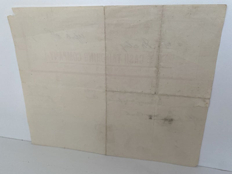 ANTIQUE INVOICE / RECEIPT: Cash Tailoring Company, Christchurch 1897 (125 yo) Carousel 3