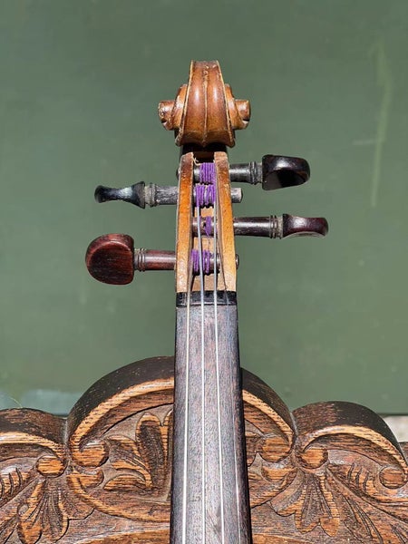 Antique 1/2 Antonius Stradivarius Cremonenfis Faciebat Anno 1737 German Violin Carousel 2