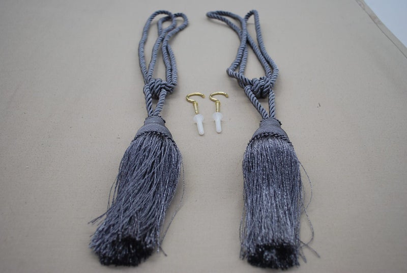 GreyTassle Tiebacks -x 1 pair Carousel 1