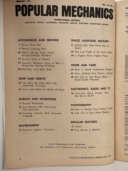 POPULAR MECHANICS - February 1971 Carousel 4