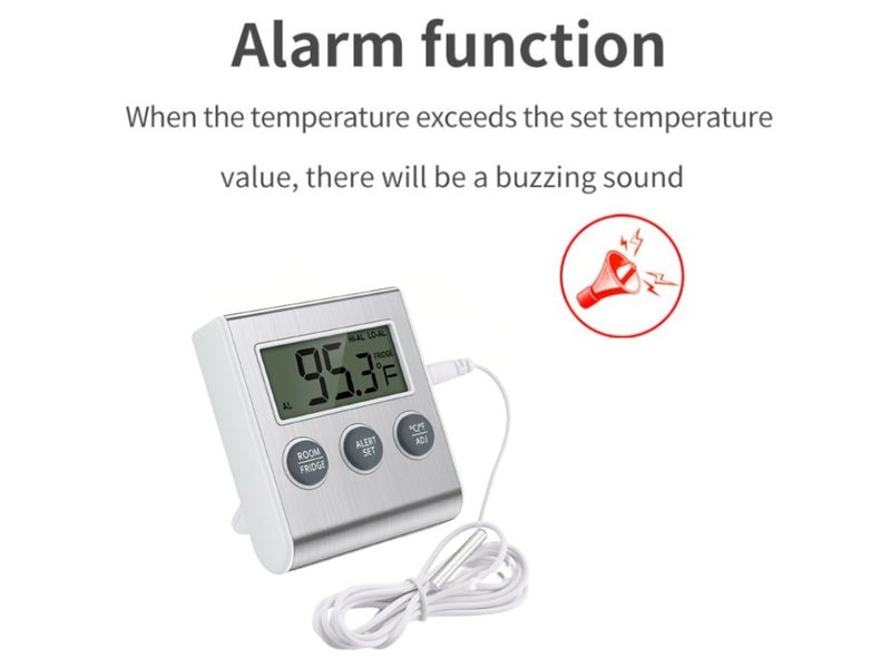 Refrigerator Thermometer with Alarm NZ Clearance Carousel 9