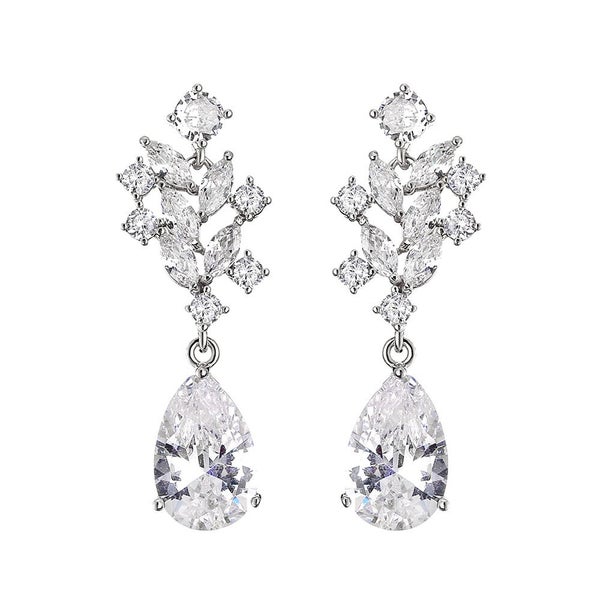 Earrings Jewelry Stud Diamonds Rhinestone Crystal Luxury Fashion Earrings Carousel 1