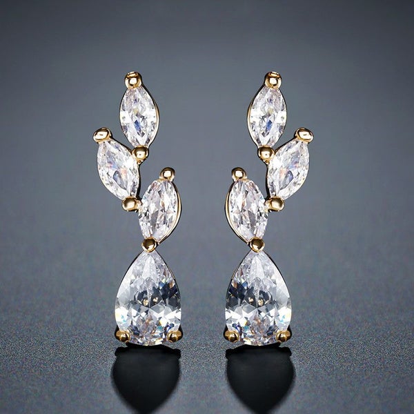 Earrings Jewelry Stud Diamonds Rhinestone Crystal Luxury Fashion Earrings Carousel 1
