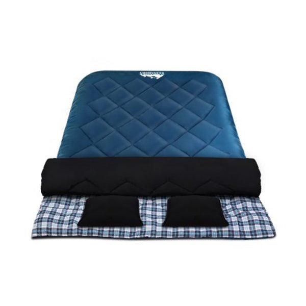 Weisshorn Sleeping Bag Bags Double Camping Hiking Tent Winter Thermal Carousel 1