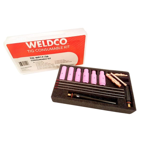 Weldco TIG Torch Consumable Kit – TIG WP17/26 Carousel 1
