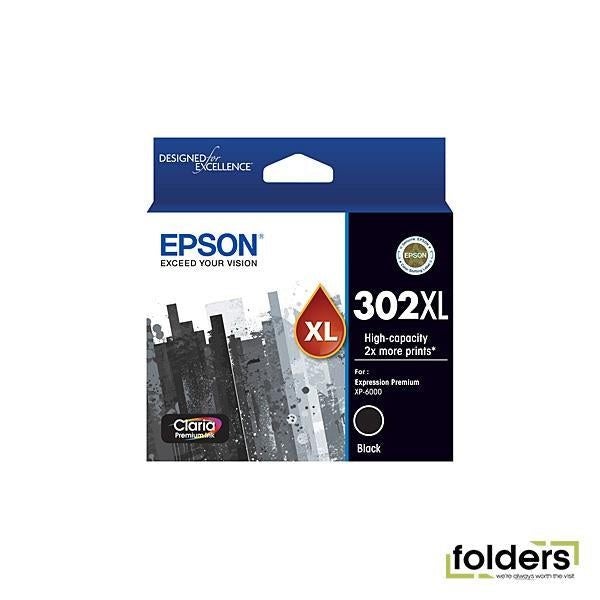 Epson 302 HY Black Ink Cartridge (C13T01X192) Carousel 1